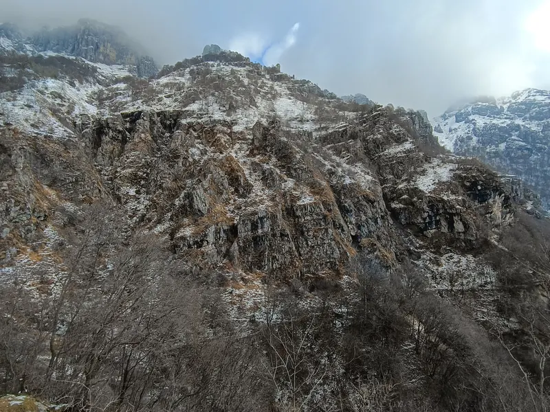 Paesaggio durante l'escursione: Capanna Alpinisti Monzesi