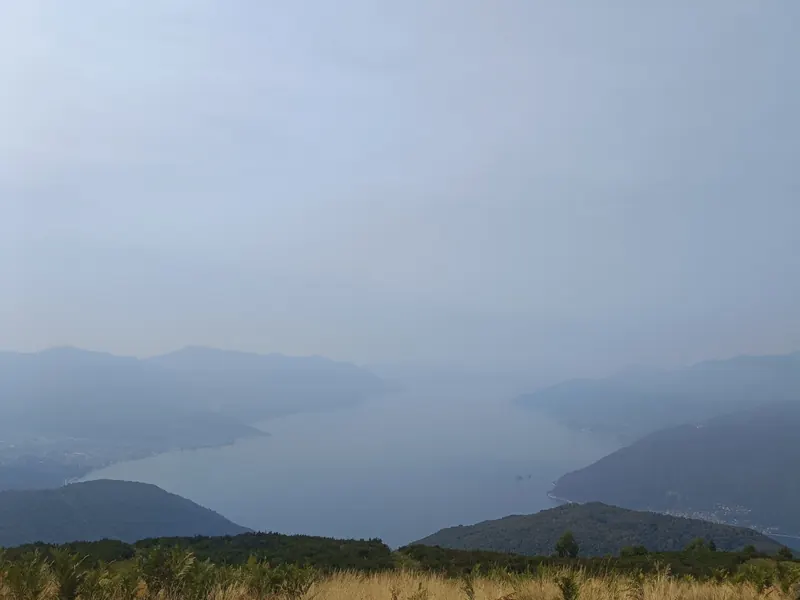Paesaggio durante l'escursione: Lago Delio e Monte Borgna
