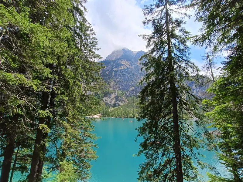 Paesaggio durante l'escursione: Lago di Braies