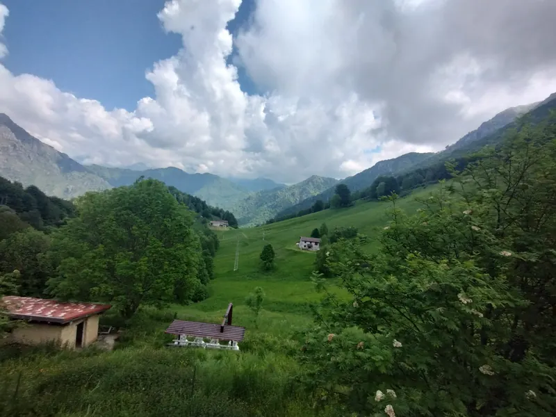 Paesaggio durante l'escursione: Pizzo d'Erna