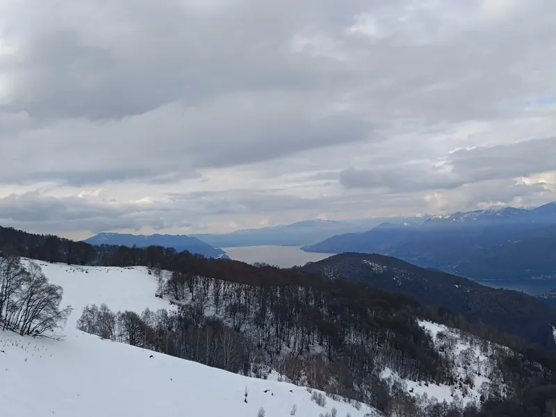 Paesaggio durante l'escursione: Rifugio Madonna della Guardia